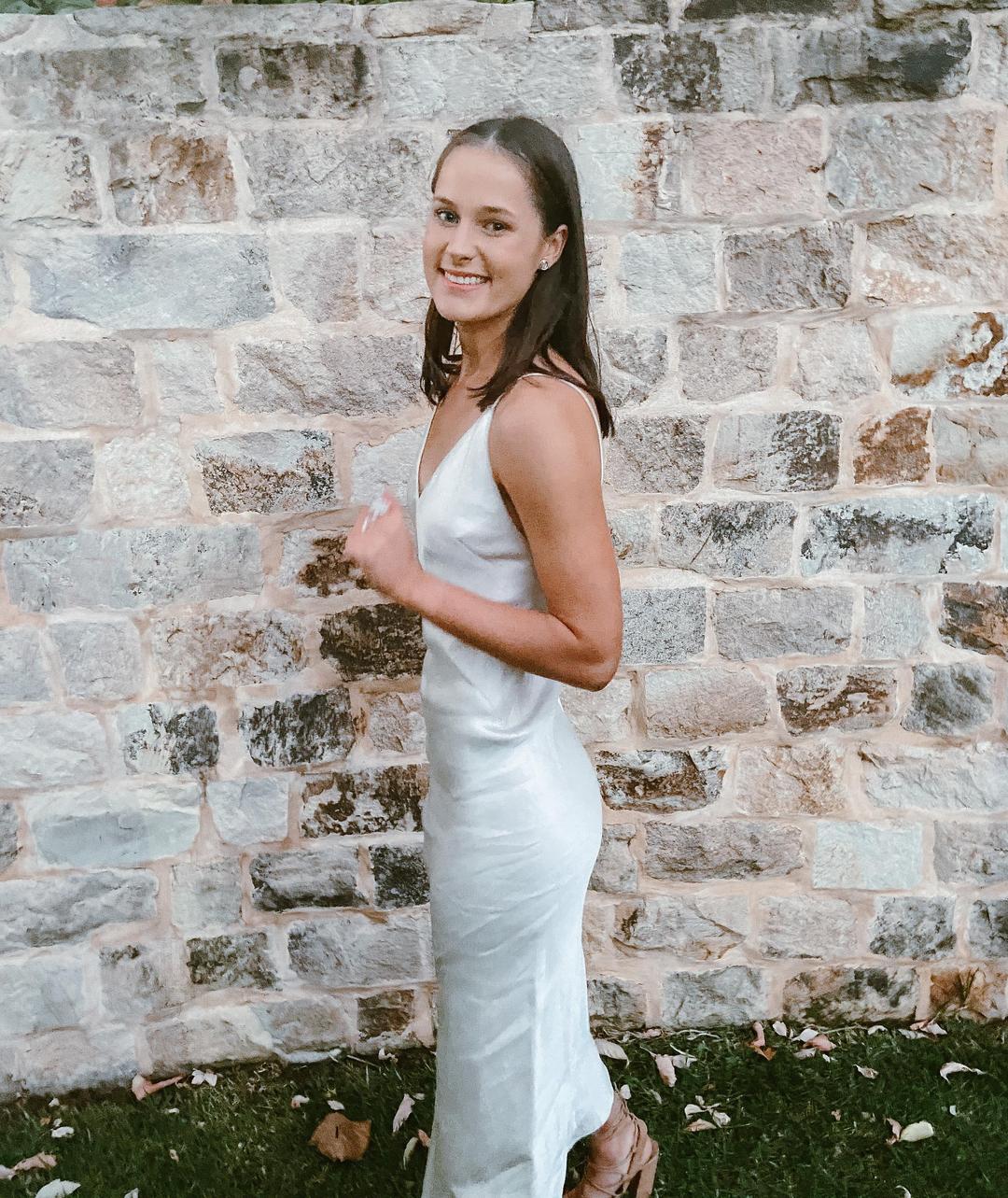 Christopher Esber Dune Structured Cami Dress Raw Silver Size 8 for rent on The Volte - main image