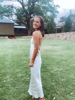 Christopher Esber Dune Structured Cami Dress Raw Silver Size 8 for rent on The Volte - image 9