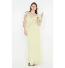 Bec & Bridge Knox Maxi Dress Icy Yellow Size AU 6 for rent on The Volte - image 3
