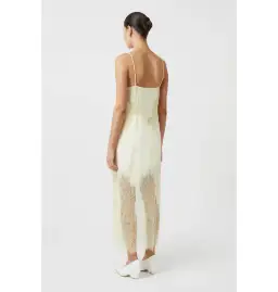 Camilla And Marc Filigree Dress in Lemon Yellow Size AU 6 for rent on The Volte - image 4