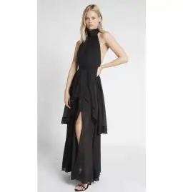 Aje Sienna Dress Black Size AU 10 for rent on The Volte - image 1