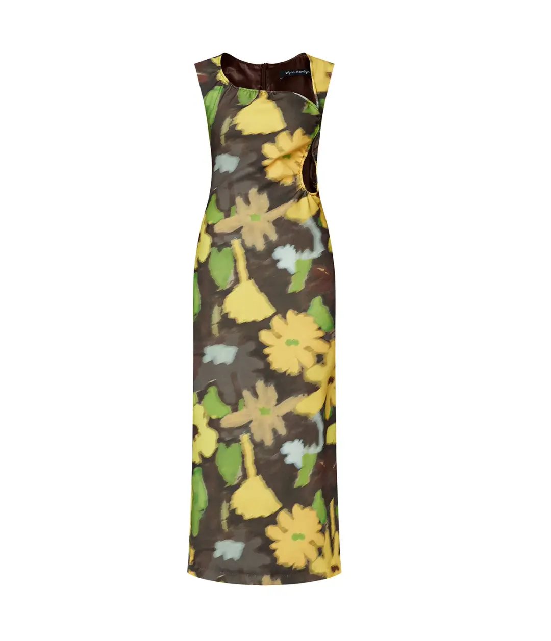 Wynn Hamlyn Ella Maxi Dress Acid Flowers Size AU 8 for rent on The Volte - main image
