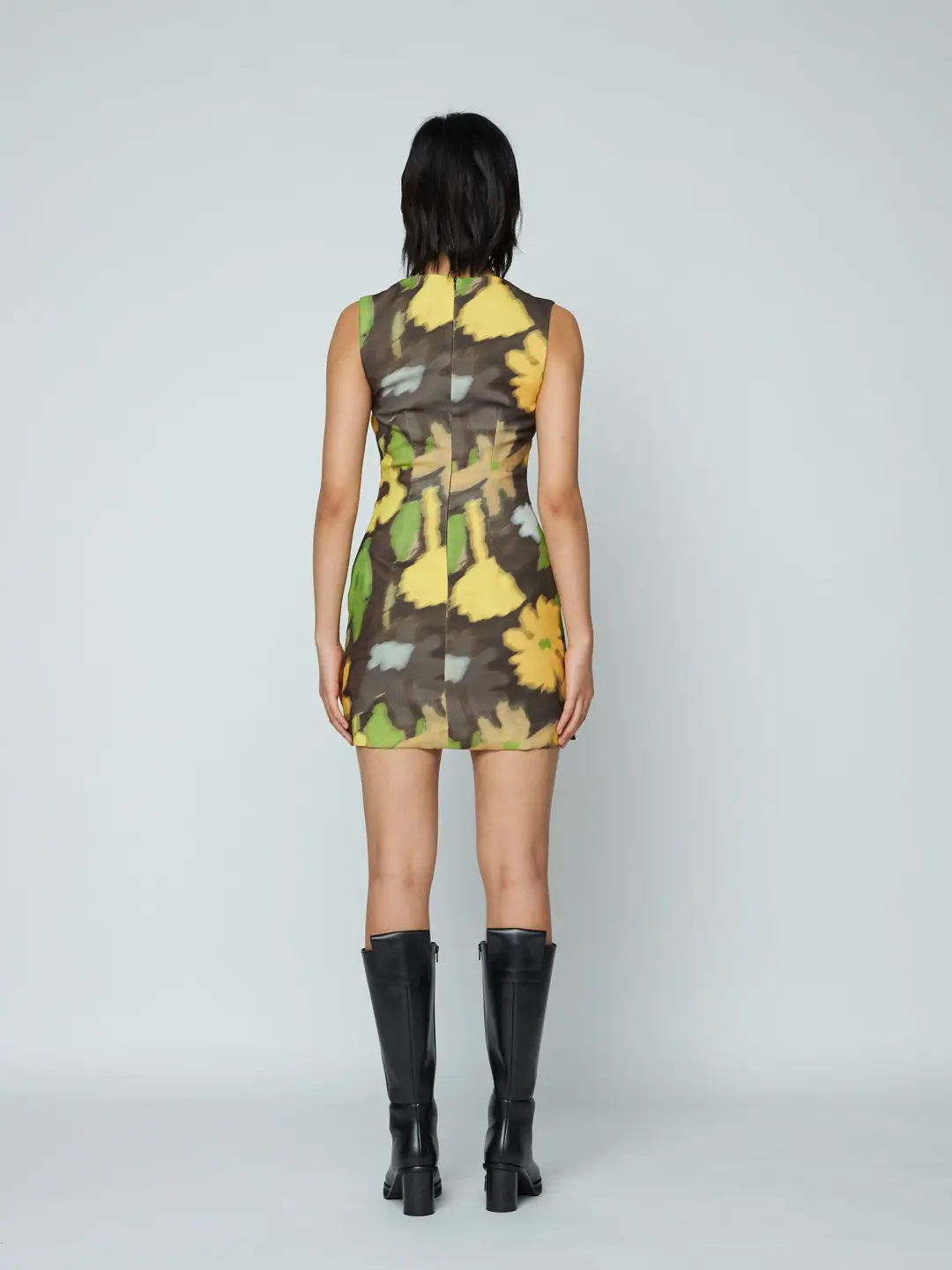 Wynn Hamlyn Ella Mini Dress Acid Flowers Size AU 6 for rent on The Volte - main image