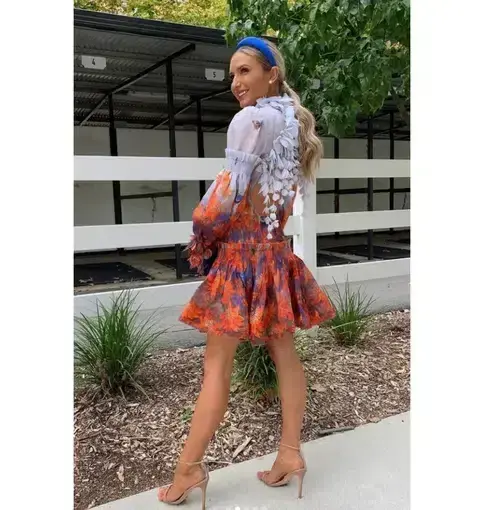 Zimmermann Botanica Mini Dress Wild Flower Size 1 / AU 10 for rent on The Volte - main image