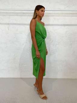 ONE FELL SWOOP BESAME DRESS IN APPLE SILK for rent on The Volte - image 3