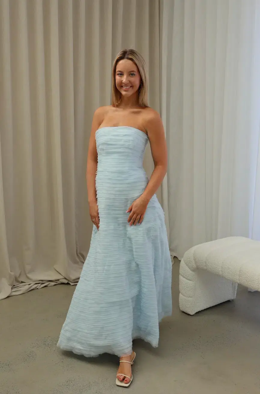 Aje Soundscape Maxi Dress Sea Breeze Size 6 - Image 2