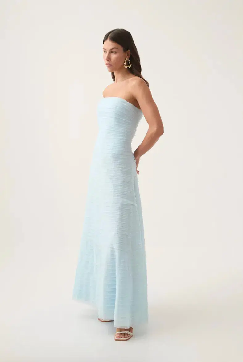 Aje Soundscape Maxi Dress Sea Breeze Size 6 - Image 6