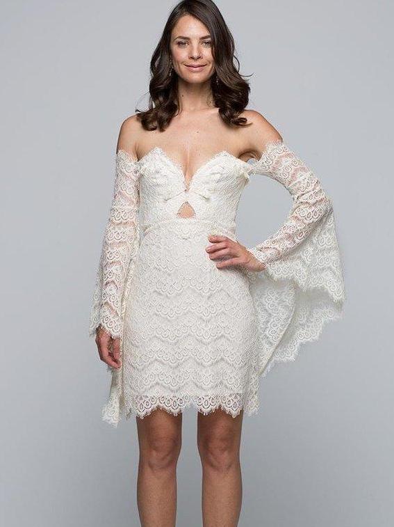 Thurley Love Lost Cream Dress Sz 8 for rent on The Volte - main image