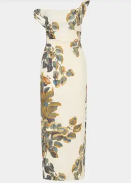 Sir the Label Evalita Twist Midi Dress Pine Valley Print Size 3 / AU 12 for rent on The Volte - image 6