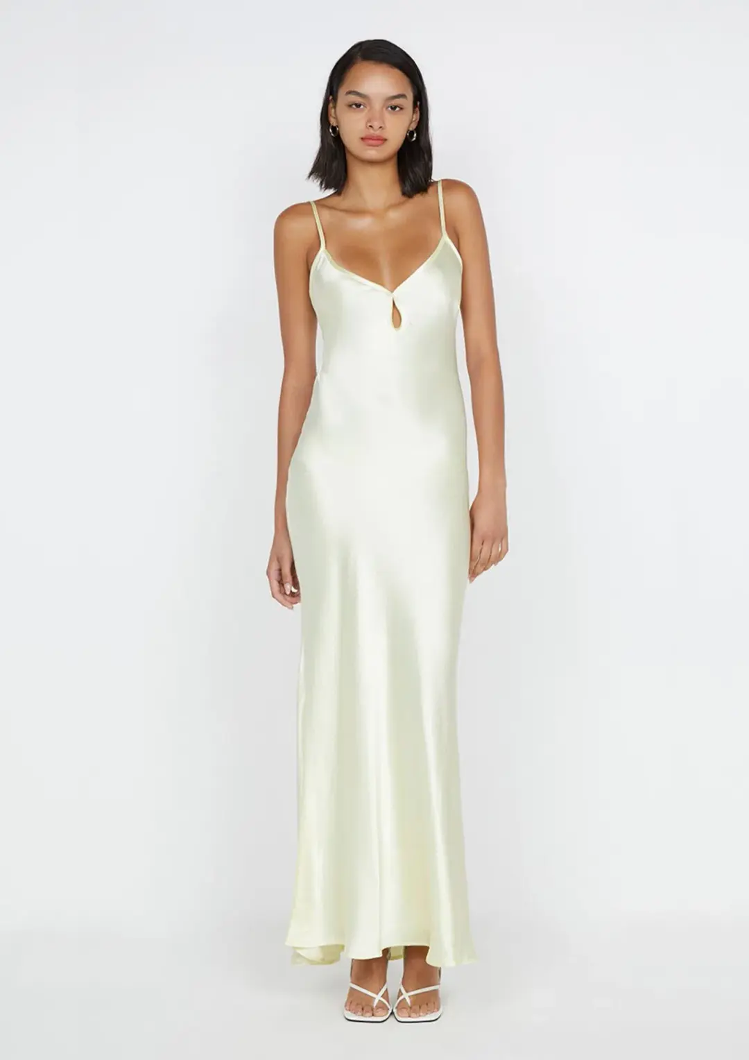 Bec & Bridge Cedar City Maxi Dress Ice Yellow Size 8 for rent on The Volte - main image