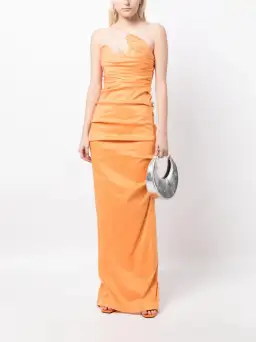 Rachel Gilbert Cheri Gown Orange Size 10 for rent on The Volte - image 1