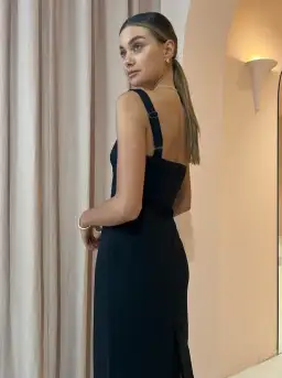 Camilla and Marc Brixton Midi Dress Black Size 10 for rent on The Volte - image 4