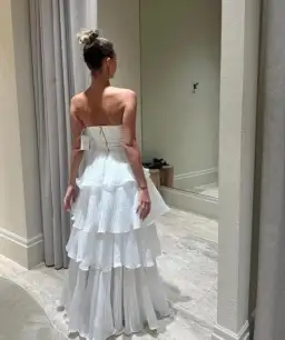 AJE Sunbeam Bustier and Cosmos Skirt Set in Ivory Size 4 for rent on The Volte - image 2