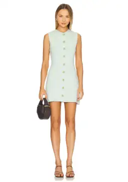 Bec & Bridge Ilora Knit Mini Dress Mint Size 6 for rent on The Volte - image 1