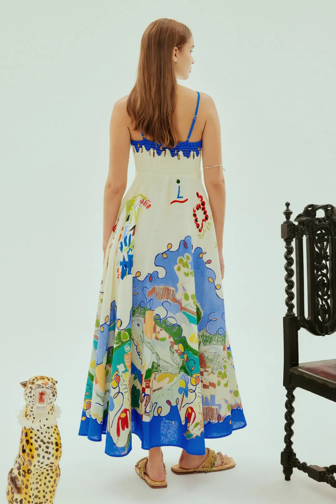 Alemais Nadia Sundress Multi Size 16 for rent on The Volte - main image