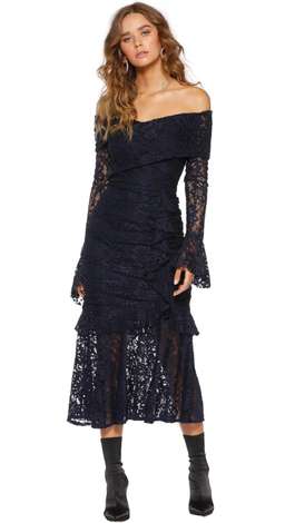 Pasduchas Winsome Midi Navy Size 8