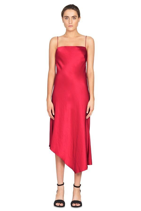 Camilla and Marc - Sirocco Dress, Raspberry Pin Red, Size 10. for rent on The Volte - main image