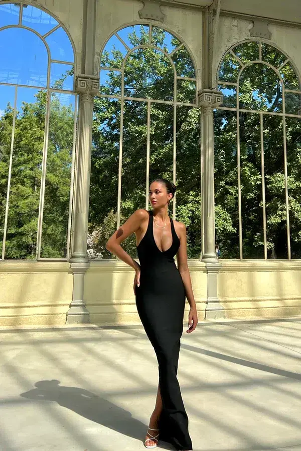 Bianca & Bridgett Brie Gown in Black Size AU 6 for rent on The Volte - main image