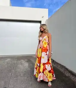 Steele Farida Maxi Dress Floral Size AU 8 for rent on The Volte - image 6