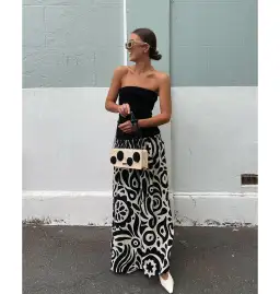 The Wolf Gang Alyss Maxi Dress Print Size AU 12 for rent on The Volte - image 4