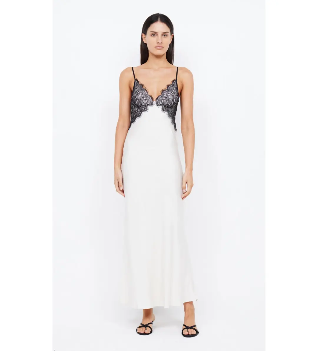 Bec And Bridge Emery Lace Maxi Dress In Ivory Size 14 for rent on The Volte - main image
