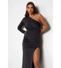Elle Zeitoune Tessa Gown In Black Size 12 for rent on The Volte - image 2