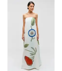 Oroton Grand Floral Gown Multi Size 12 for rent on The Volte - image 1