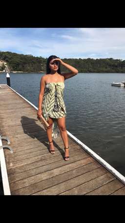 CAMILLA green print mini size 8