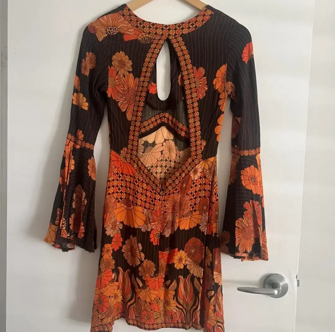 Nine Lives Bazaar Mercury Mini Dress in Midnight for rent on The Volte - main image