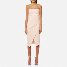 Bec & Bridge Auriele Midi Dress Blush Size AU 10