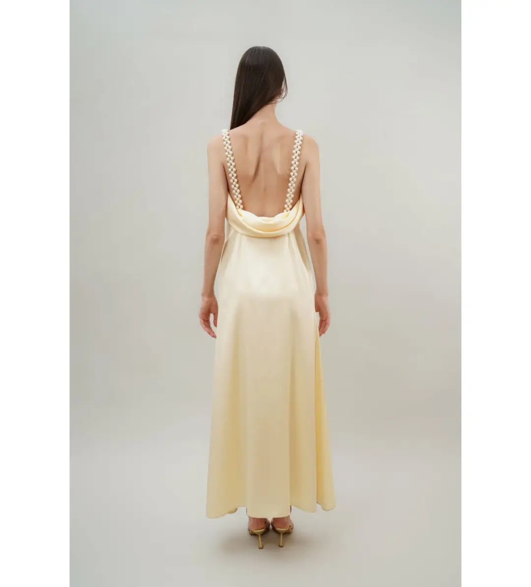 Vanina Kristen Dress Yellow Size 8 for rent on The Volte - main image