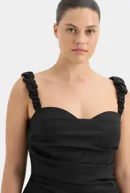 Sir the Label Azul Balconette Gown Black Size 12 for rent on The Volte - image 7