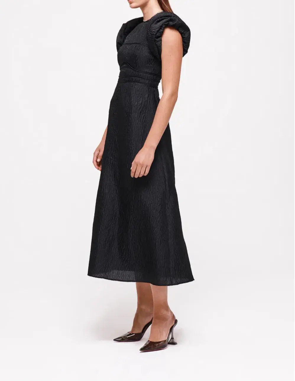 Rachel Gilbert Sophy Dress Black Size 5/Au 16 for rent on The Volte - main image