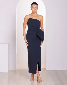 Pilgrim Jasmine Strapless Gown Blue Size 12 for rent on The Volte - image 1