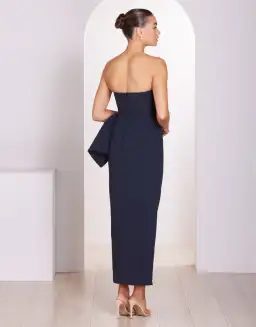 Pilgrim Jasmine Strapless Gown Blue Size 12 for rent on The Volte - image 2