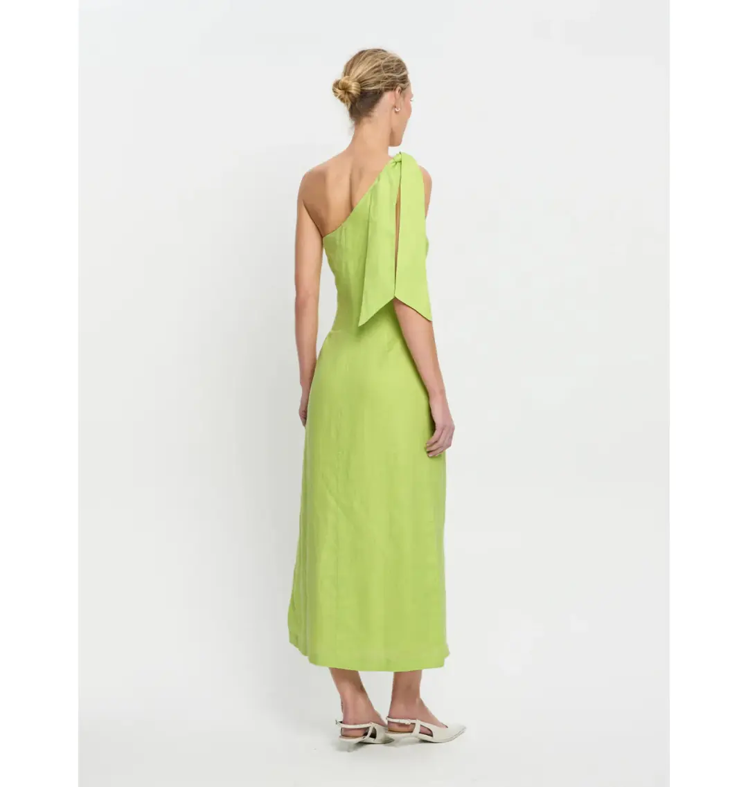 Kivari Addison Midi Dress Green Size AU 10 for rent on The Volte - main image