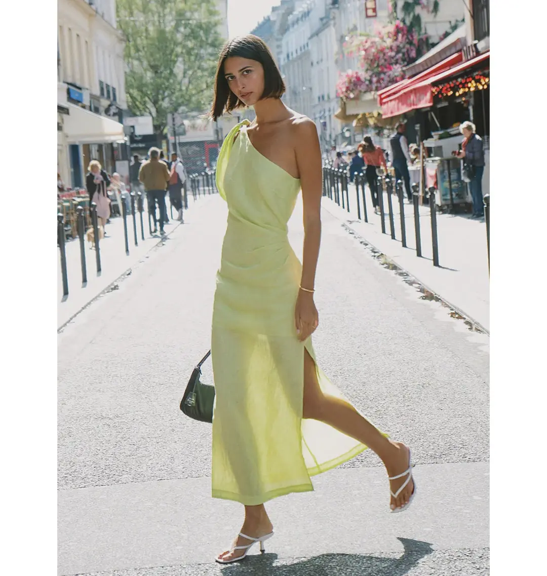 Kivari Addison Midi Dress Green Size AU 12 for rent on The Volte - main image