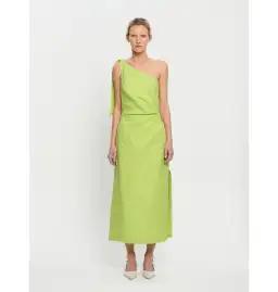 Kivari Addison Midi Dress Green Size AU 14 for rent on The Volte - image 3