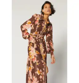Winona Dahlia Button Maxi Dress Floral Size AU 12 for rent on The Volte - image 3