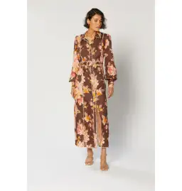 Winona Dahlia Button Maxi Dress Floral Size AU 12 for rent on The Volte - image 1