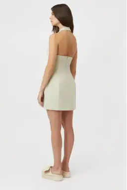 Camilla & Marc Petra Mini Dress in Pistachio Size 6 for rent on The Volte - image 3