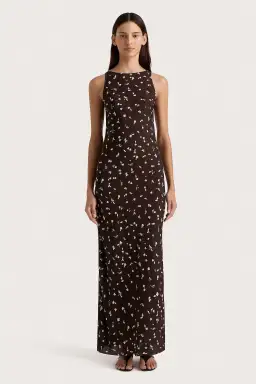 Faithfull the Brand Silya Dress Clover Brown Size 8 for rent on The Volte - image 2