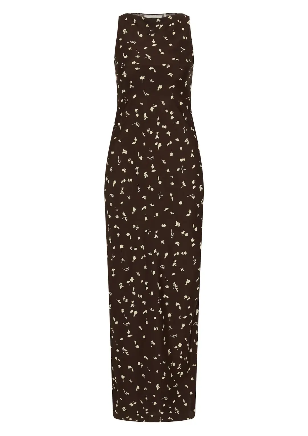 Faithfull the Brand Silya Dress Clover Brown Size 8 for rent on The Volte - main image