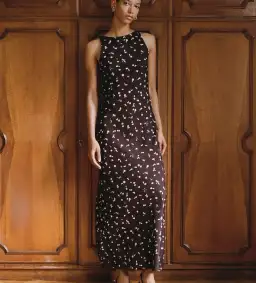 Faithfull the Brand Silya Dress Clover Brown Size 8 for rent on The Volte - image 5