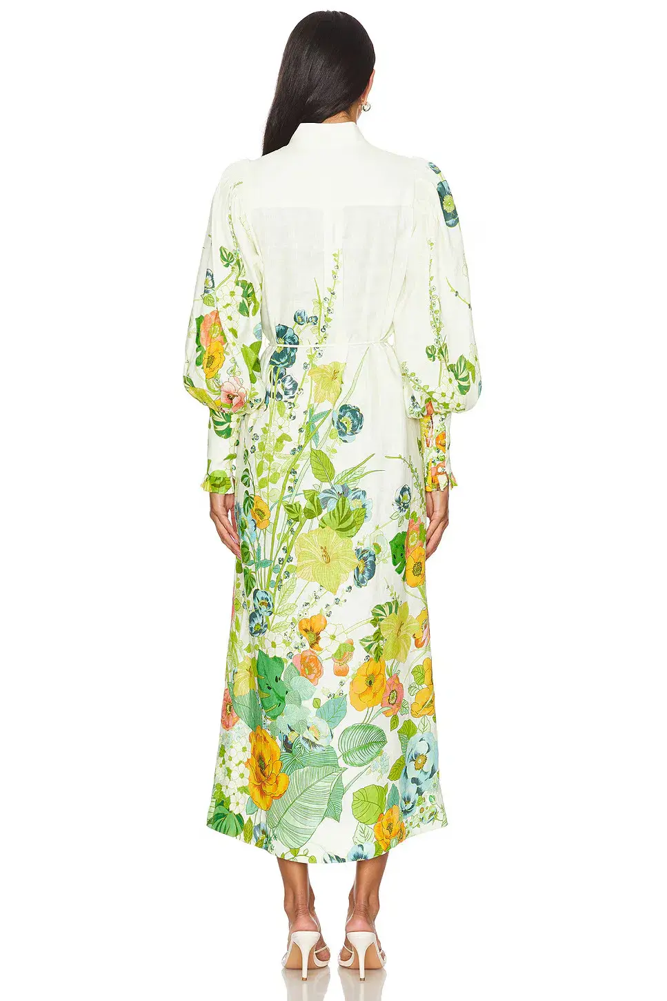 Alemais Zhivago Constance Shirt Dress Floral Size 16 for rent on The Volte - main image
