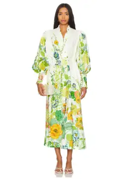 Alemais Zhivago Constance Shirt Dress Floral Size 16 for rent on The Volte - image 4