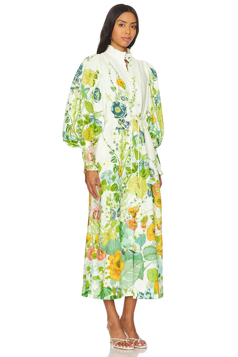 Alemais Zhivago Constance Shirt Dress Floral Size 16 for rent on The Volte - main image