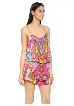 Camilla Childs Play Silk Playsuit Multi Size 8 for rent on The Volte - image 1