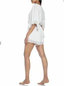 Tigerlily Elati Broderie Lace Onesie Playsuit White for rent on The Volte - image 5