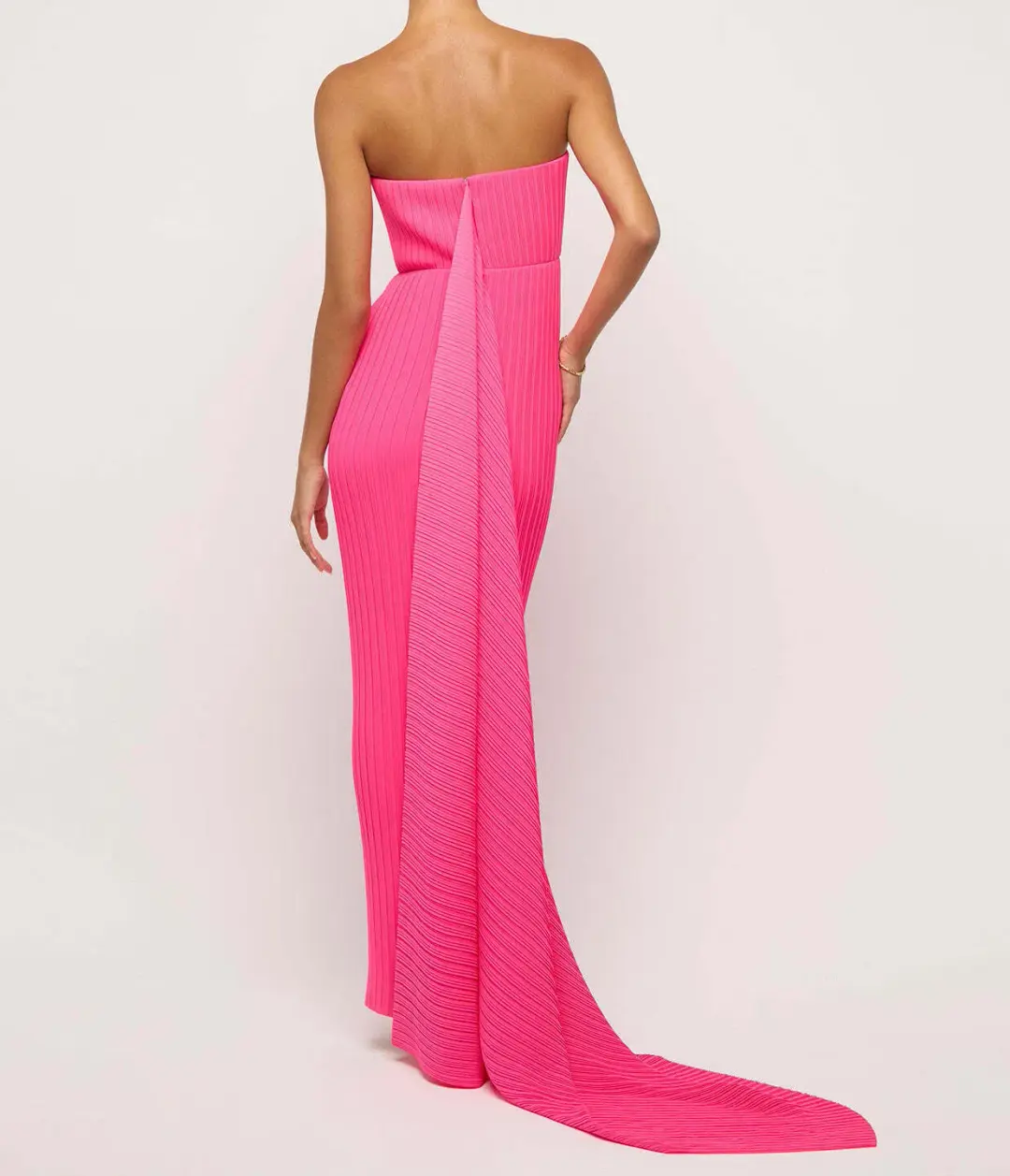 Solace London Harlee Maxi Dress Pink Size 6 for rent on The Volte - main image